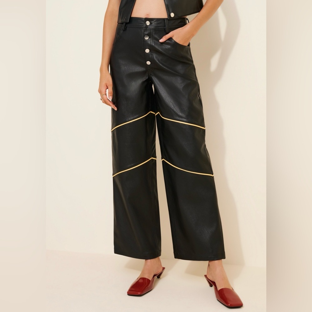 Resume hera vegan leather pants. EU size 40. Similar to US 30/31. NWT.